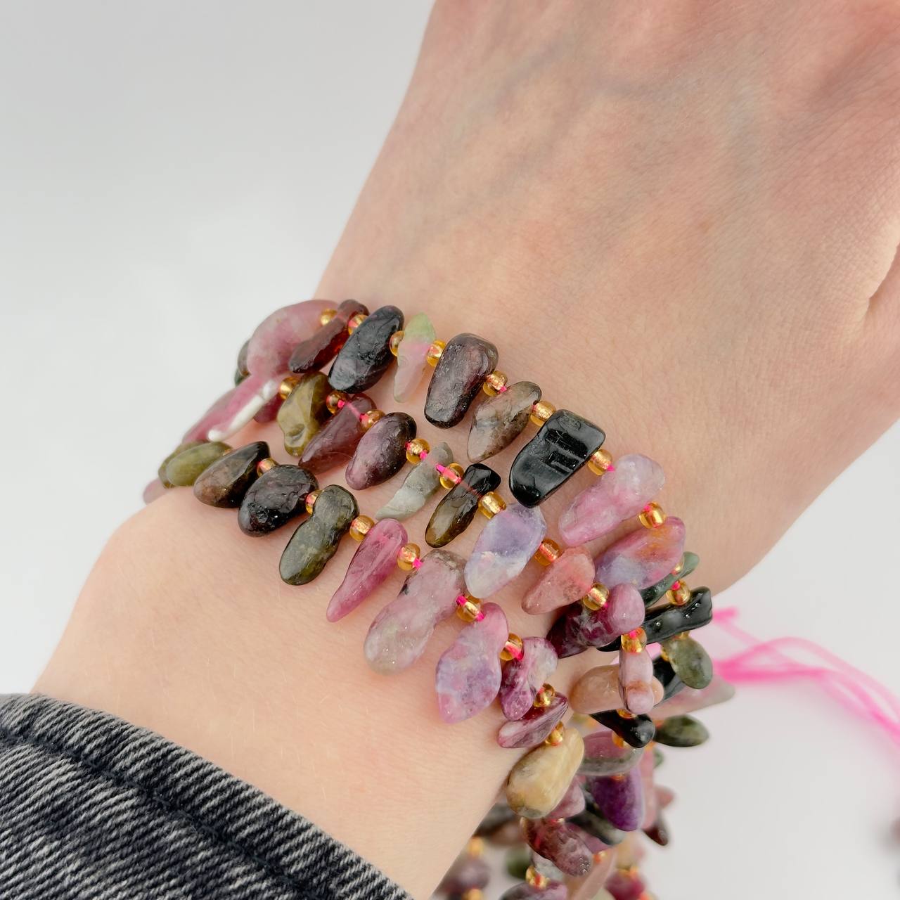 Турмалин размер 12*6мм натуральный камень